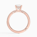 Simply Tacori Classic Diamond Ring (1/5 ct. tw.) Rose Gold 18k Princess Engagement Ring