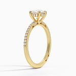 Simply Tacori Classic Diamond Ring (1/5 ct. tw.) Yellow Gold 18k Round Engagement Ring