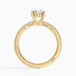 Simply Tacori Classic Diamond Ring (1/5 ct. tw.) Yellow Gold 18k Round Engagement Ring
