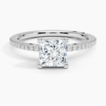 Simply Tacori Classic Diamond Ring (1/5 ct. tw.) Platinum Princess Engagement Ring