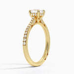 Simply Tacori Cathedral Diamond Ring (1/4 ct. tw.) Yellow Gold 18k Cushion Engagement Ring