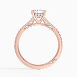 Simply Tacori Cathedral Diamond Ring (1/4 ct. tw.) Rose Gold 18k Princess Engagement Ring