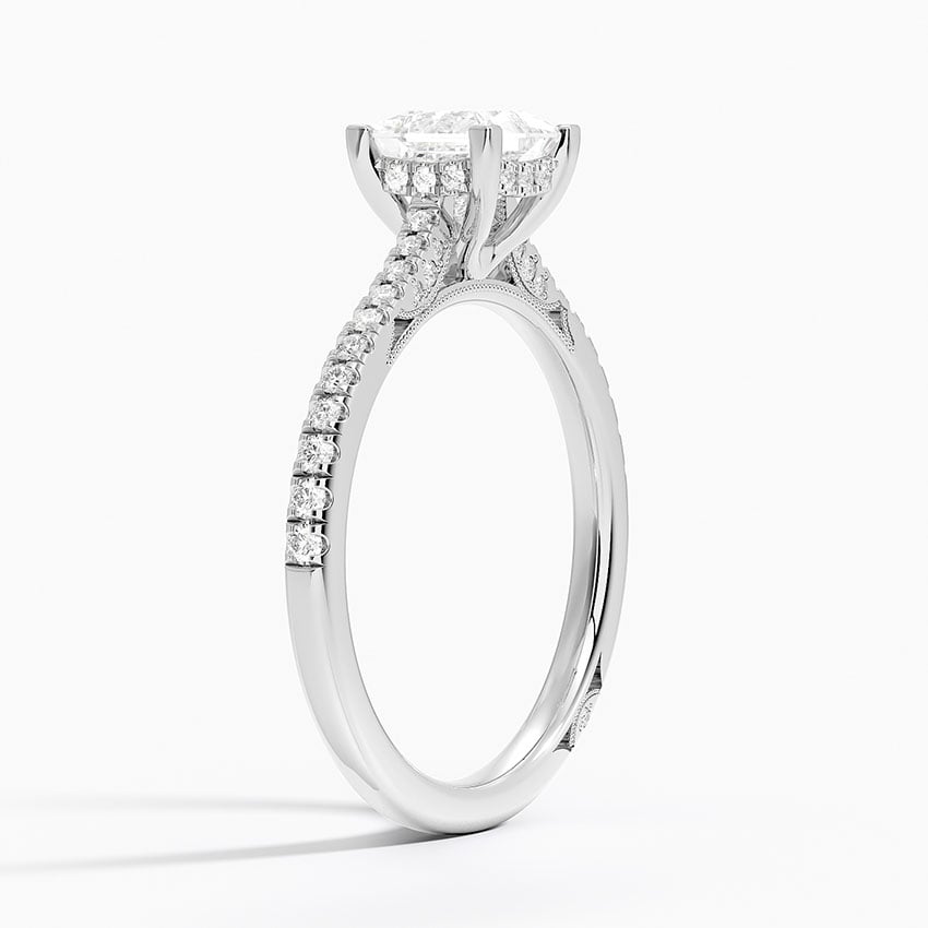 Simply Tacori Cathedral Diamond Ring (1/4 ct. tw.) Platinum Princess Engagement Ring