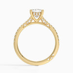 Simply Tacori Cathedral Diamond Ring (1/4 ct. tw.) Yellow Gold 18k Princess Engagement Ring