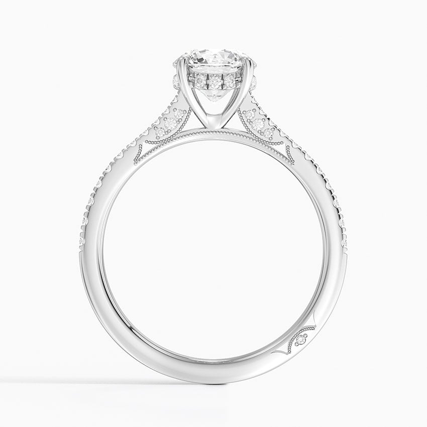 Simply Tacori Cathedral Diamond Ring (1/4 ct. tw.) Platinum Round Engagement Ring