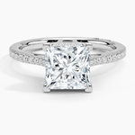 Simply Tacori Cathedral Diamond Ring (1/4 ct. tw.) Platinum Princess Engagement Ring
