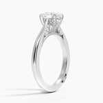 Simply Tacori Diamond Ring (1/8 ct. tw.) Platinum Oval Engagement Ring