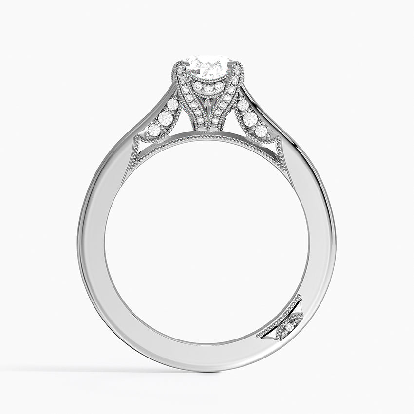 Simply Tacori Diamond Ring (1/8 ct. tw.) Platinum Pear Engagement Ring