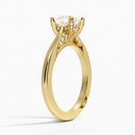 Simply Tacori Diamond Ring (1/8 ct. tw.) Yellow Gold 18k Princess Engagement Ring