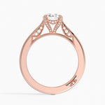 Simply Tacori Diamond Ring (1/8 ct. tw.) Rose Gold 18k Round Engagement Ring