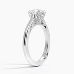 Simply Tacori Diamond Ring (1/8 ct. tw.) Platinum Round Engagement Ring