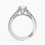 Simply Tacori Diamond Ring (1/8 ct. tw.) Platinum Round Engagement Ring