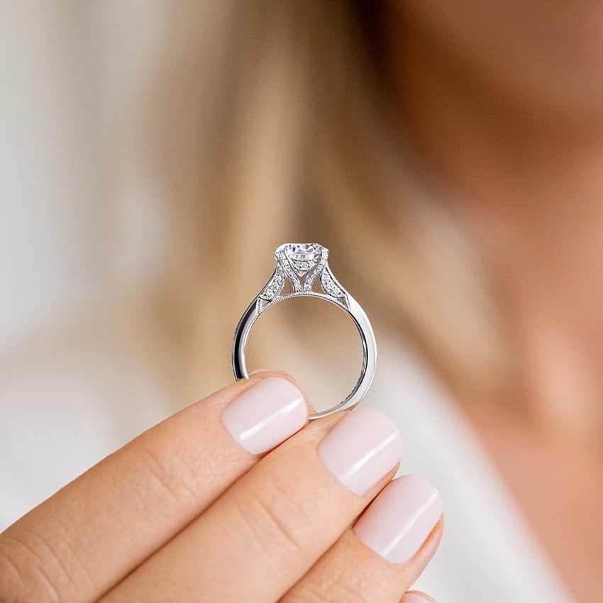 Simply Tacori Diamond Ring (1/8 ct. tw.) Engagement Ring Setting