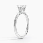 Simply Tacori Delicate Drape Diamond Ring Platinum Cushion Engagement Ring