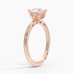 Simply Tacori Delicate Drape Diamond Ring Rose Gold 18k Princess Engagement Ring