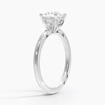 Simply Tacori Delicate Drape Diamond Ring Platinum Princess Engagement Ring
