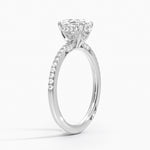 Simply Tacori Luxe Drape Diamond Ring Platinum Oval Engagement Ring