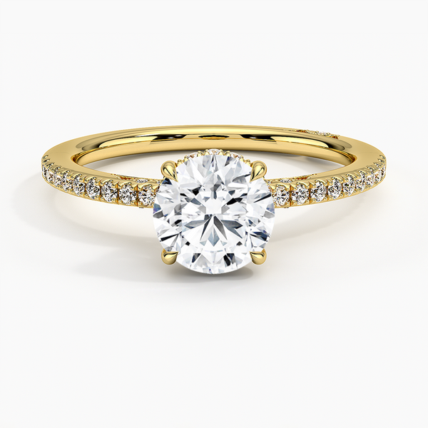 Simply Tacori Luxe Drape Diamond Engagement Ring