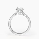Simply Tacori Cathedral Drape Diamond Ring Platinum Oval Engagement Ring