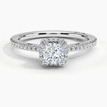 Simply Tacori Cathedral Drape Diamond Ring Platinum Cushion Engagement Ring