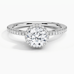 Simply Tacori Cathedral Drape Diamond Ring Platinum Round Engagement Ring