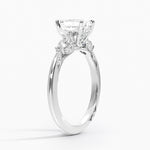 Simply Tacori Three Stone Marquise Diamond Ring Platinum Emerald Engagement Ring