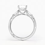 Simply Tacori Three Stone Marquise Diamond Ring Platinum Emerald Engagement Ring
