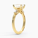 Simply Tacori Three Stone Marquise Diamond Ring Yellow Gold 18k Emerald Engagement Ring