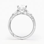 Simply Tacori Three Stone Marquise Diamond Ring Platinum Princess Engagement Ring