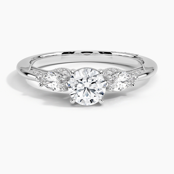 Simply Tacori Three Stone Marquise Diamond Engagement Ring