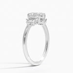 Daphne Art Deco Ring Platinum Oval Engagement Ring