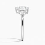 Daphne Art Deco Ring Platinum Princess Engagement Ring