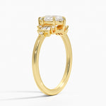 Daphne Art Deco Ring Yellow Gold 18k Princess Engagement Ring