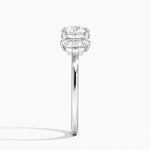 Daphne Art Deco Ring Platinum Round Engagement Ring