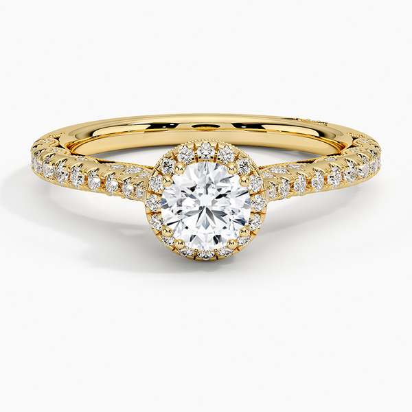 Tacori Petite Crescent Bloom Diamond Engagement Ring