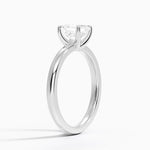Fairmined 2mm Solitaire Ring White Gold 18k Asscher Engagement Ring