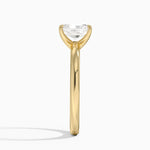 Fairmined 2mm Solitaire Ring Yellow Gold 18k Radiant Engagement Ring