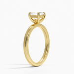 Fairmined Perfect Fit Solitaire 2mm Ring Yellow Gold 18k Asscher Engagement Ring