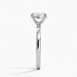 Fairmined Perfect Fit Solitaire 2mm Ring White Gold 18k Oval Engagement Ring