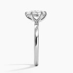 Fairmined Perfect Fit Solitaire 2mm Ring White Gold 18k Pear Engagement Ring