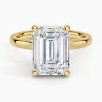 Fairmined Perfect Fit Solitaire 2mm Ring Yellow Gold 18k Emerald Engagement Ring