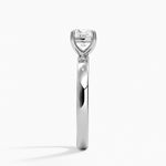 Fairmined Perfect Fit Solitaire 2.5mm Ring White Gold 18k Cushion Engagement Ring