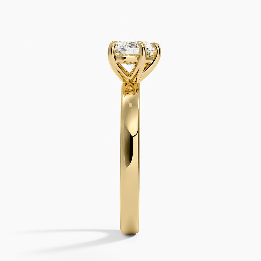 Fairmined Perfect Fit Solitaire 2.5mm Ring Yellow Gold 18k Heart Engagement Ring
