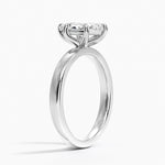 Fairmined Perfect Fit Solitaire 2.5mm Ring White Gold 18k Marquise Engagement Ring