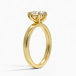 Fairmined Perfect Fit Solitaire 2.5mm Ring Yellow Gold 18k Pear Engagement Ring