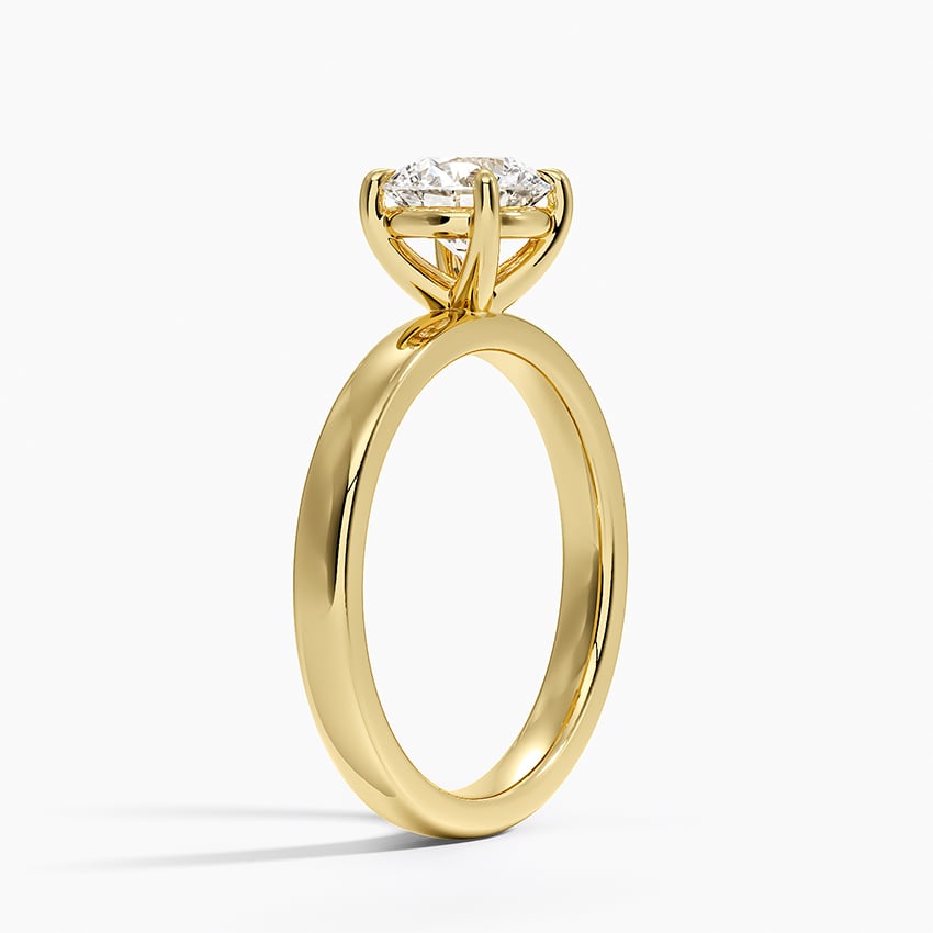 Fairmined Perfect Fit Solitaire 2.5mm Ring Yellow Gold 18k Round Engagement Ring