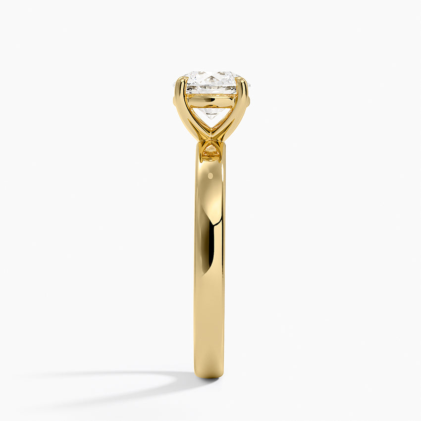 Fairmined Perfect Fit Solitaire 2.5mm Ring Yellow Gold 18k Round Engagement Ring