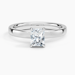 Fairmined Perfect Fit Solitaire 2.5mm Ring White Gold 18k Radiant Engagement Ring