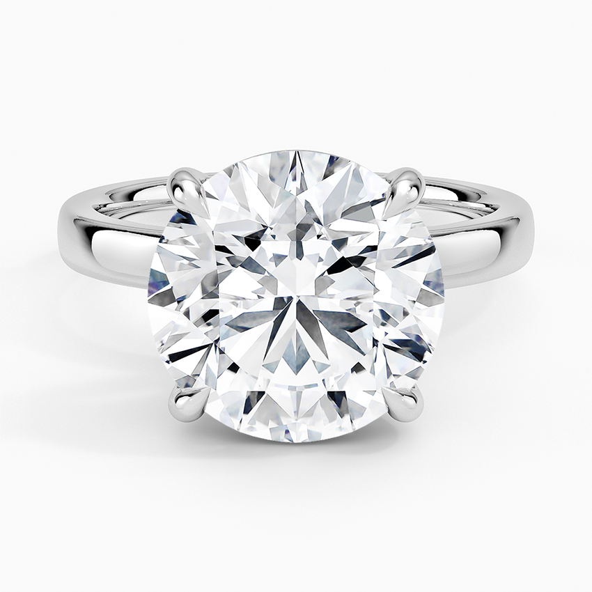 Fairmined Perfect Fit Solitaire 2.5mm Ring White Gold 18k Round Engagement Ring