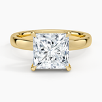 Fairmined Perfect Fit Solitaire 2.5mm Ring Yellow Gold 18k Princess Engagement Ring